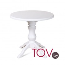  Стол обеденный Юпитер 80х80 (белый)